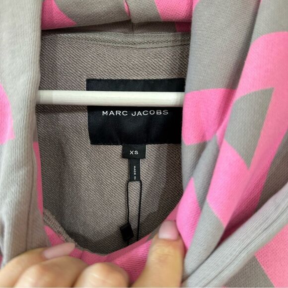 Marc Jacobs Monogram Hoodie Pink Taupe - Picture 6 of 9